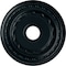 Ekena Millwork Dublin Ceiling Medallion (Fits Canopies up to 5 1/8"), 17 7/8"OD x 3 5/8"ID x 1 1/4"P, Night Shade CM17DUNSF - alternate 1